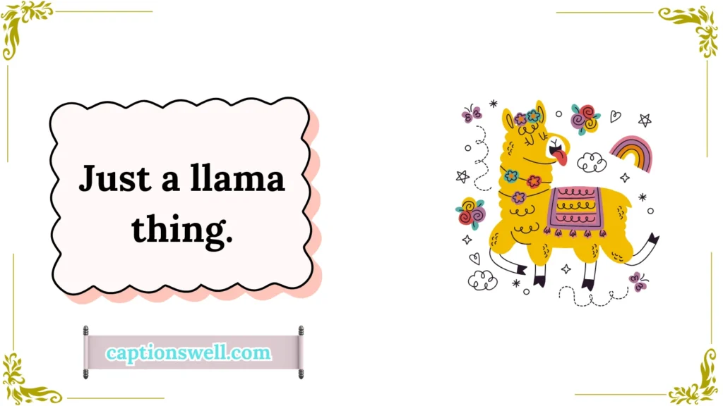 Sweet Funny Llama